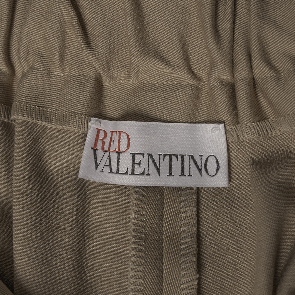 

RED Valentino Beige Stretch Gabardine Shorts Size