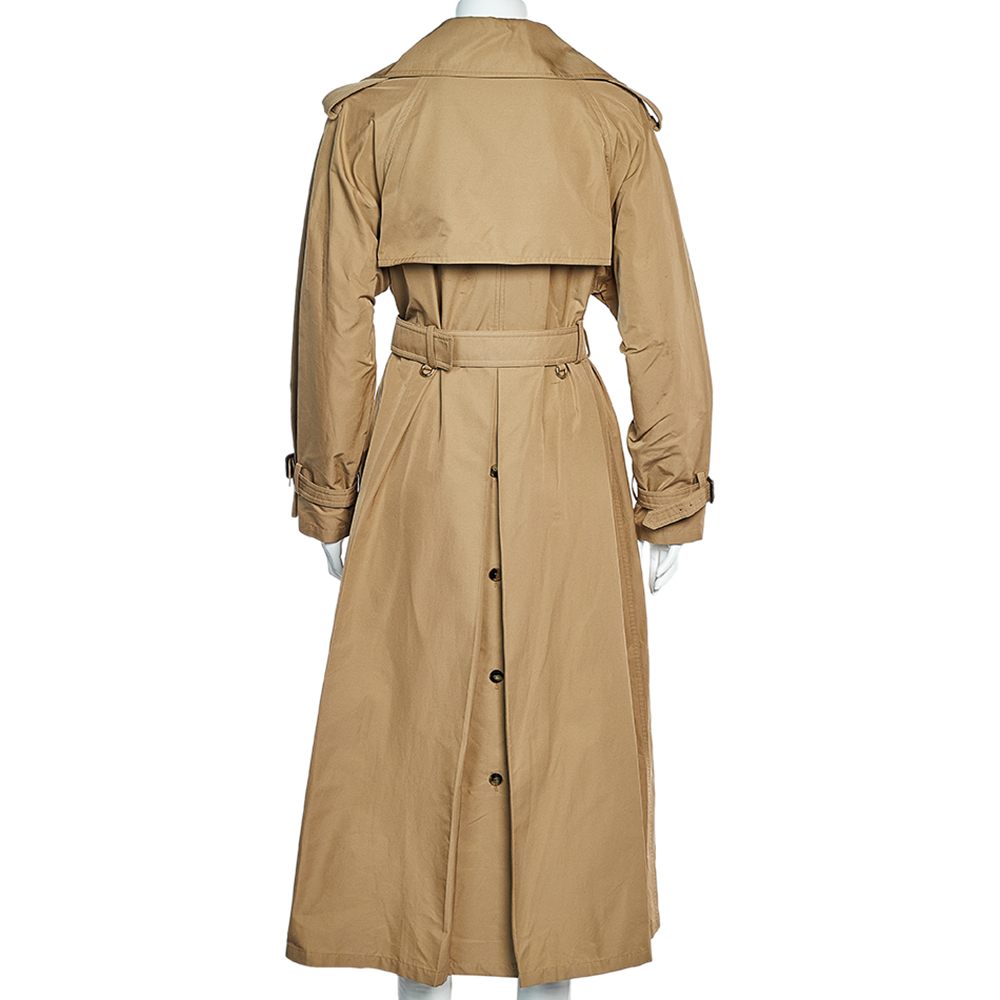 

Valentino Beige Cotton Belted Trench Coat