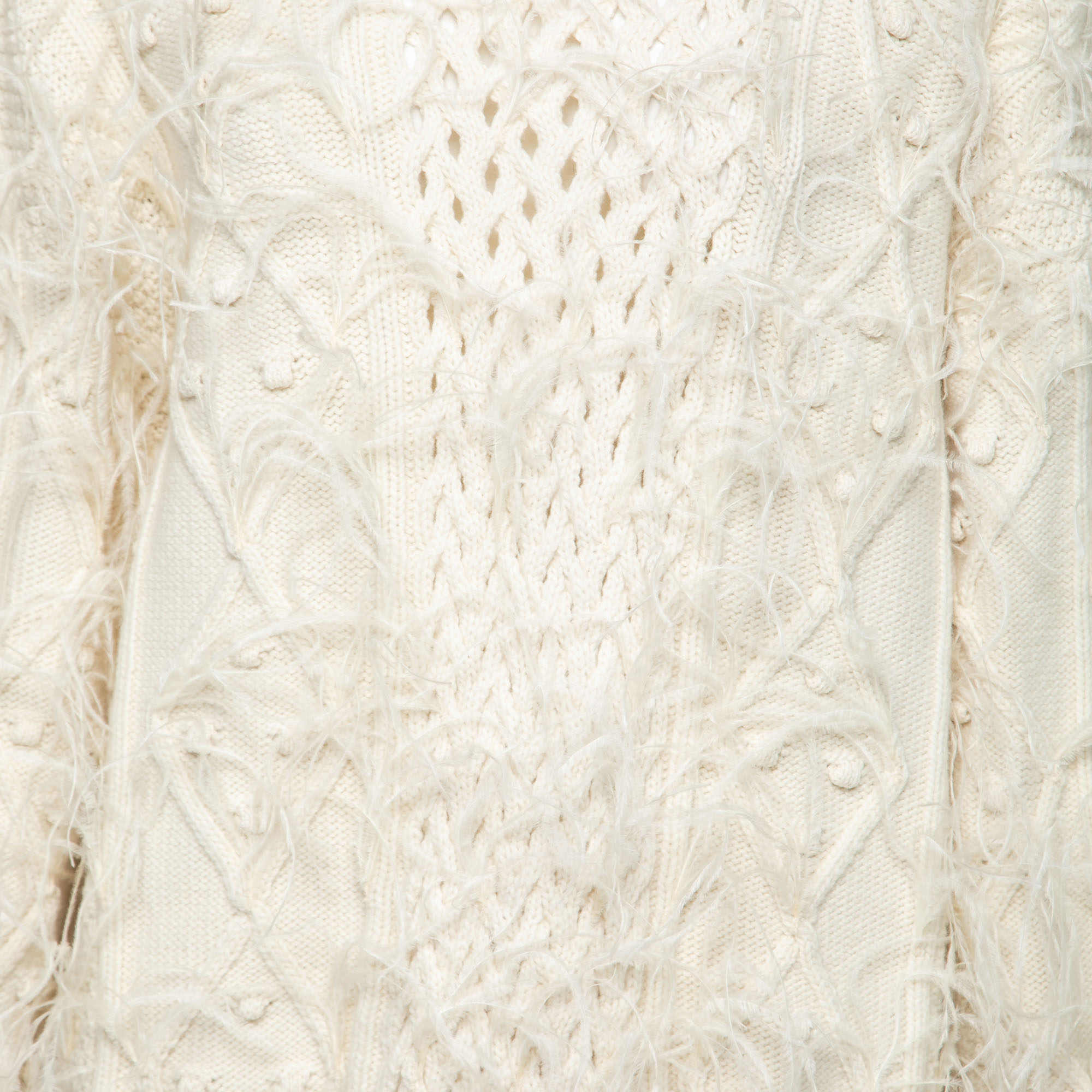 

Valentino White Knit Pullover