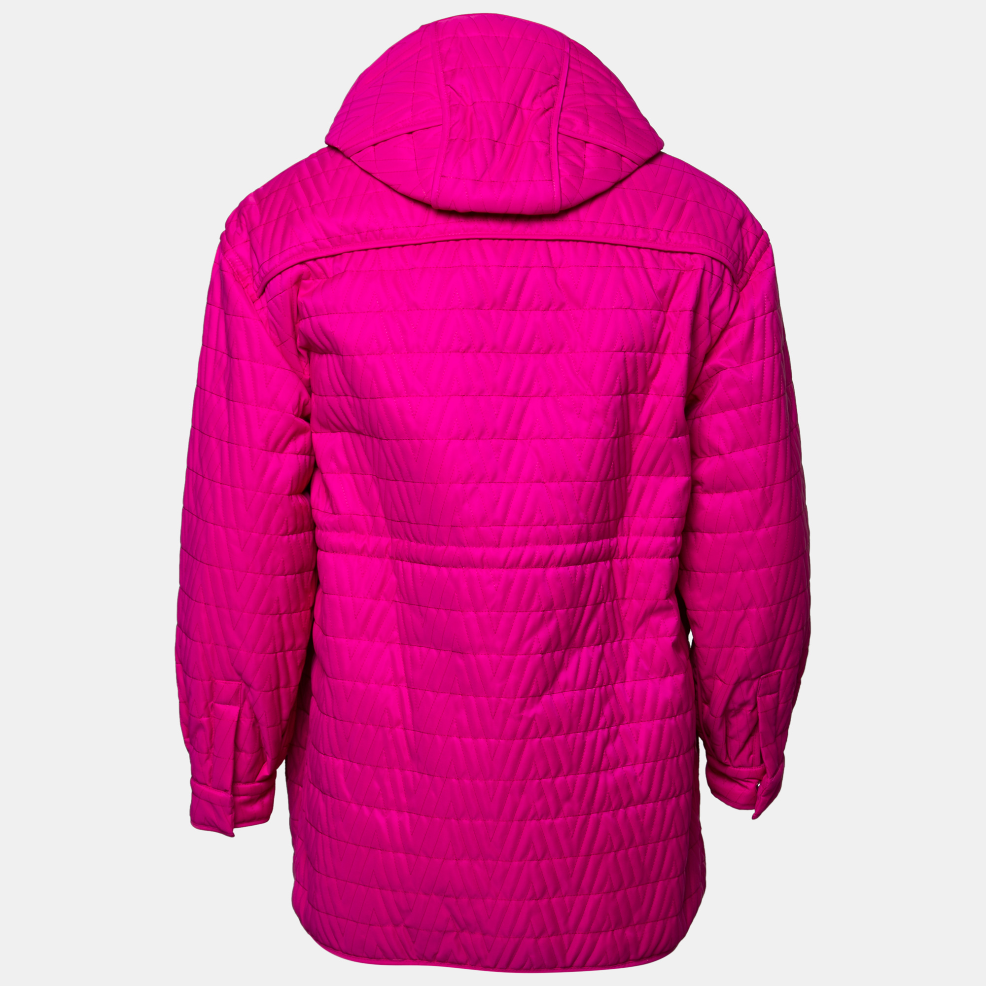 

Valentino Pink Quilted Synthetic Jacket  (IT 46