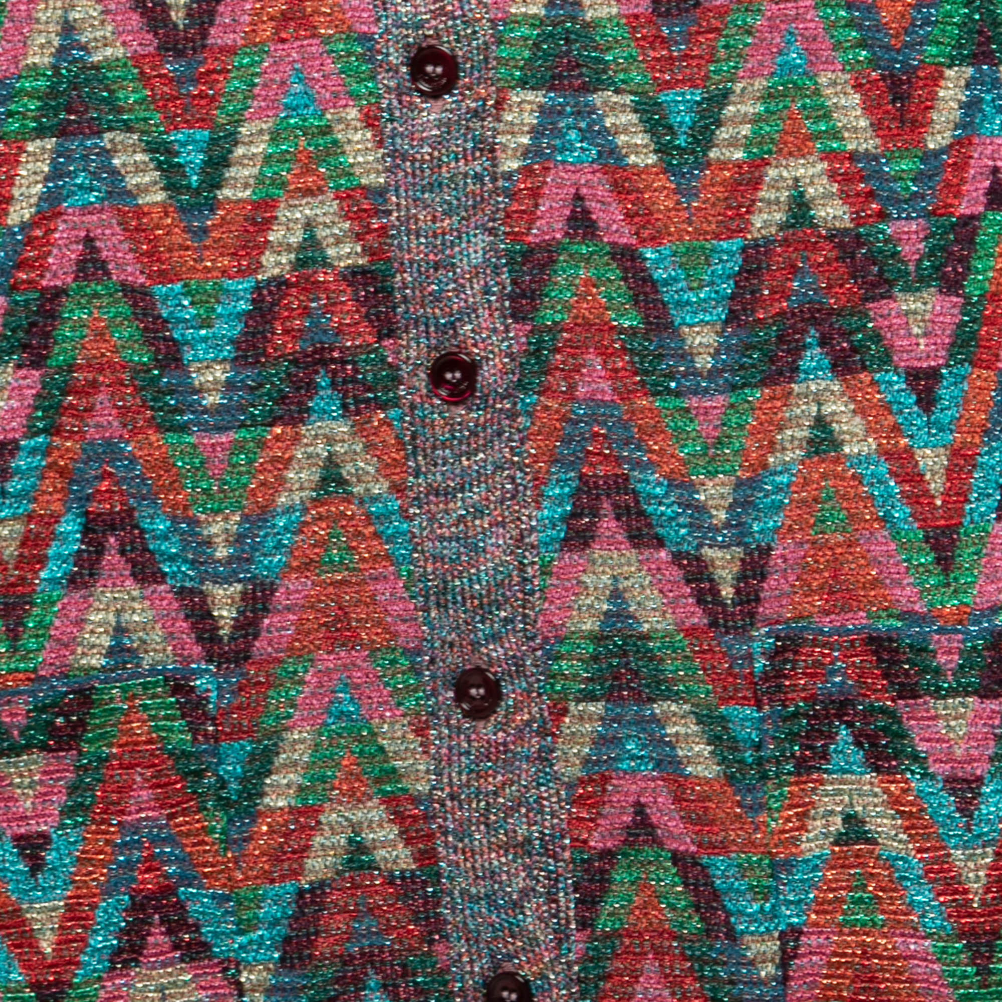 

Valentino Multicolor Knit Long Cardigan