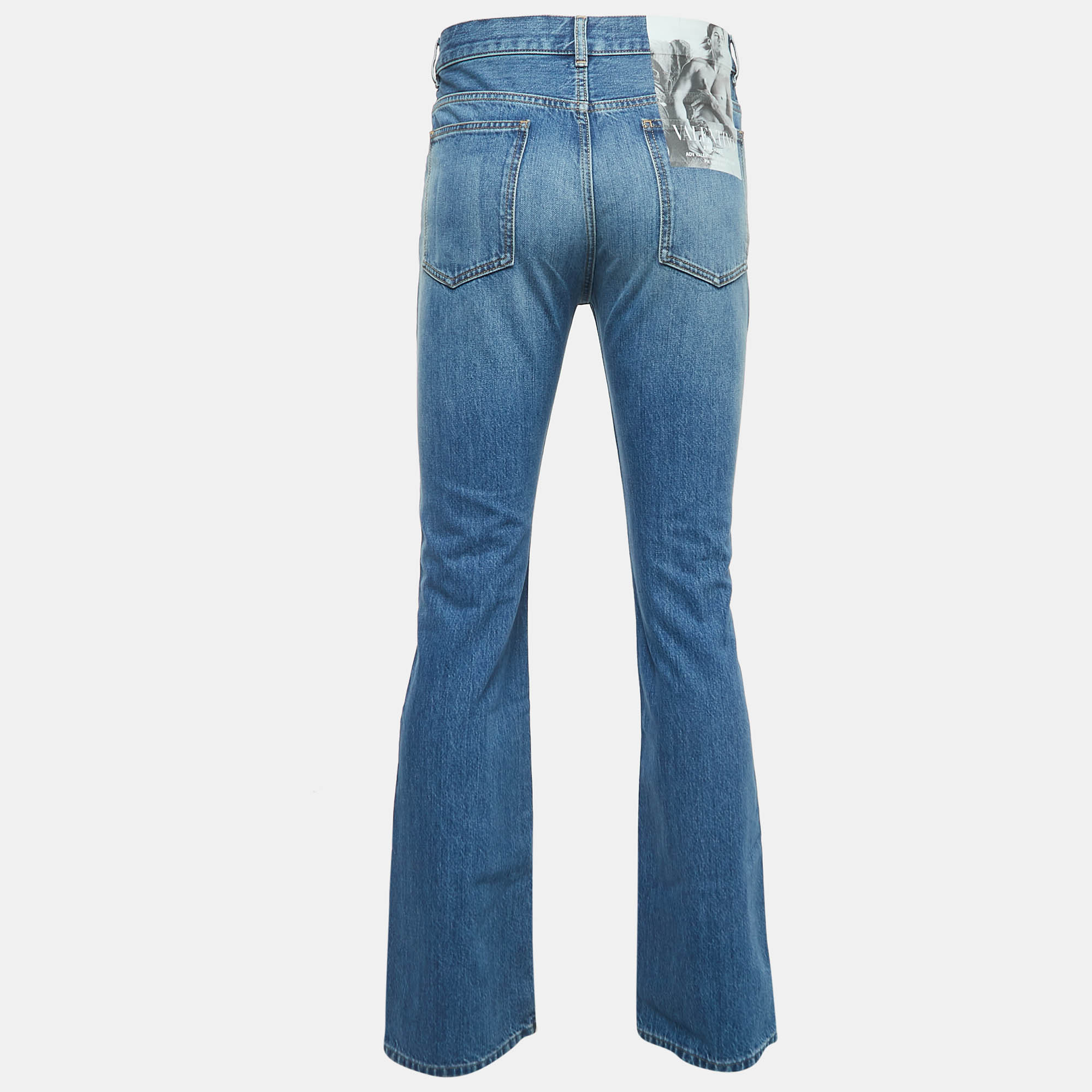 

Valentino Archive Blue Denim Boyfriend Jeans  Waist 30