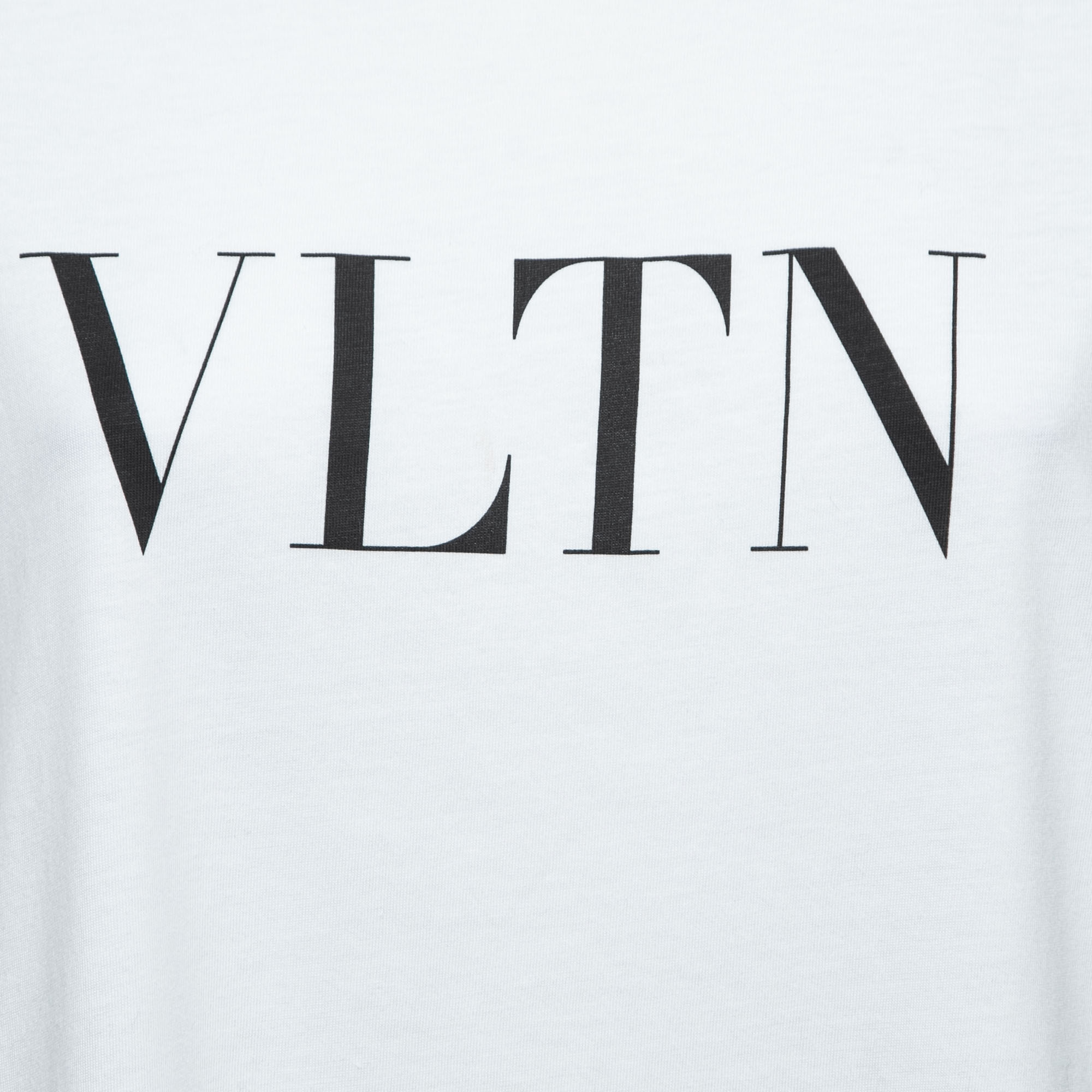 

Valentino White VLTN Print Cotton Jersey T-Shirt