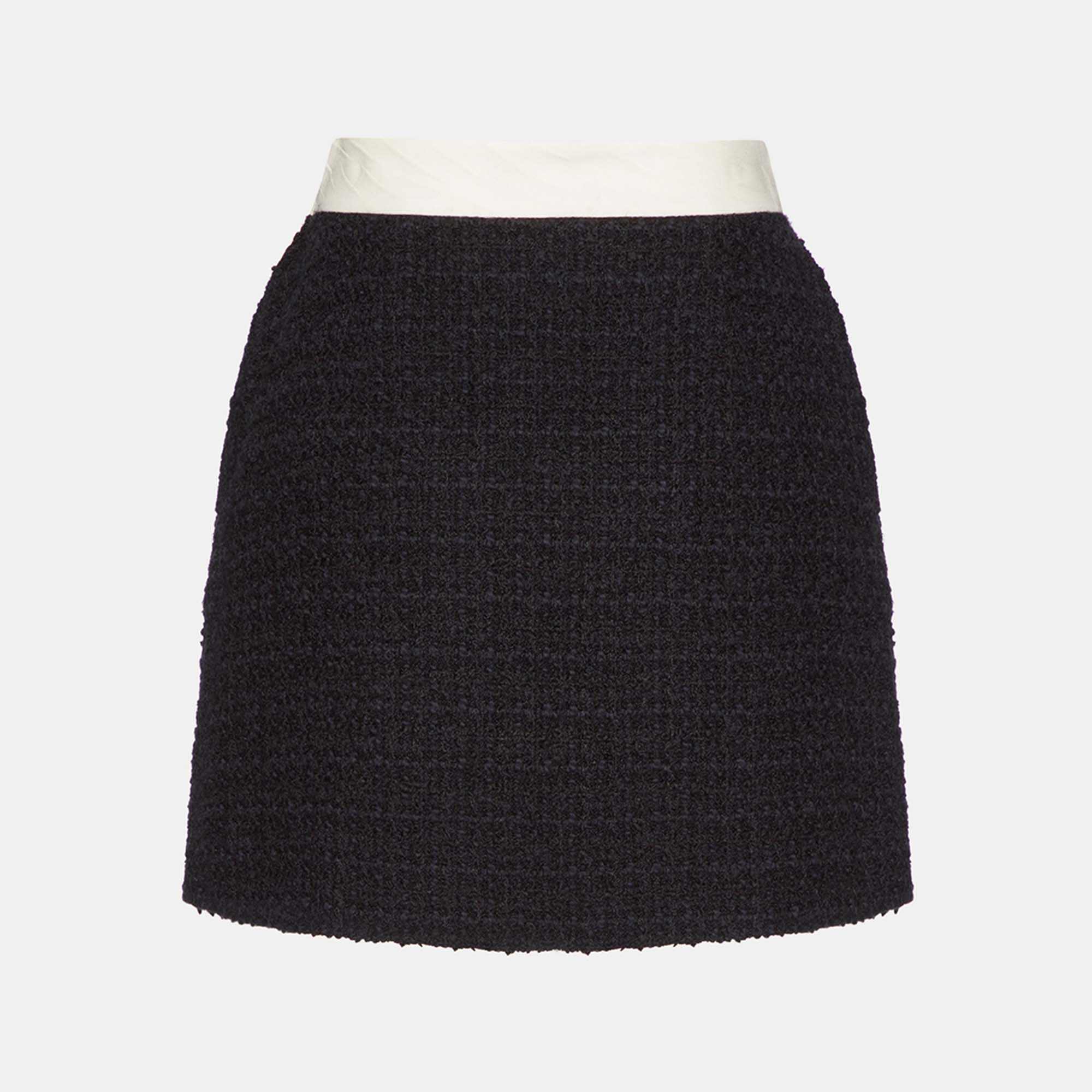 

Valentino Black Tweed Mini Skirt