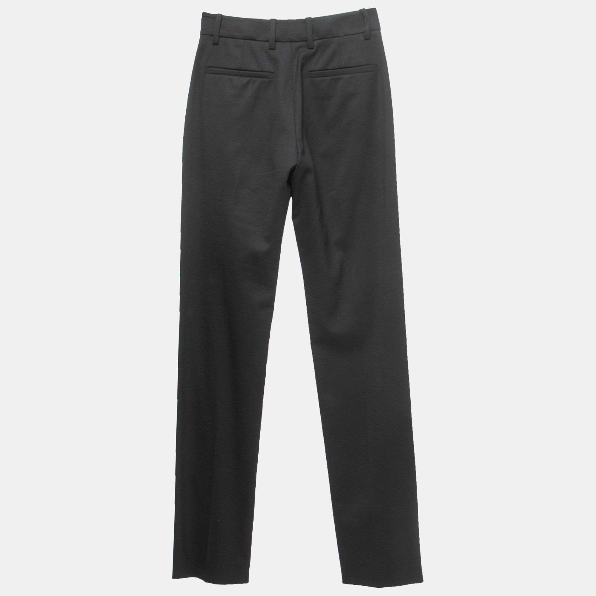 

Valentino Black Wool Slim-Leg Trousers