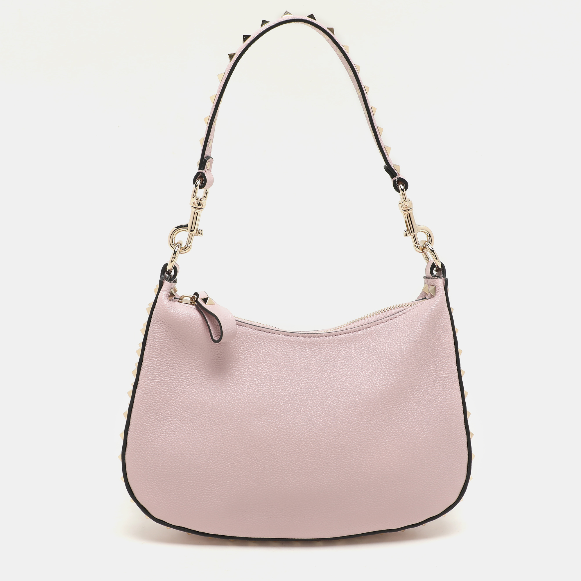 

Valentino Pink Leather Rockstud Shoulder Bag