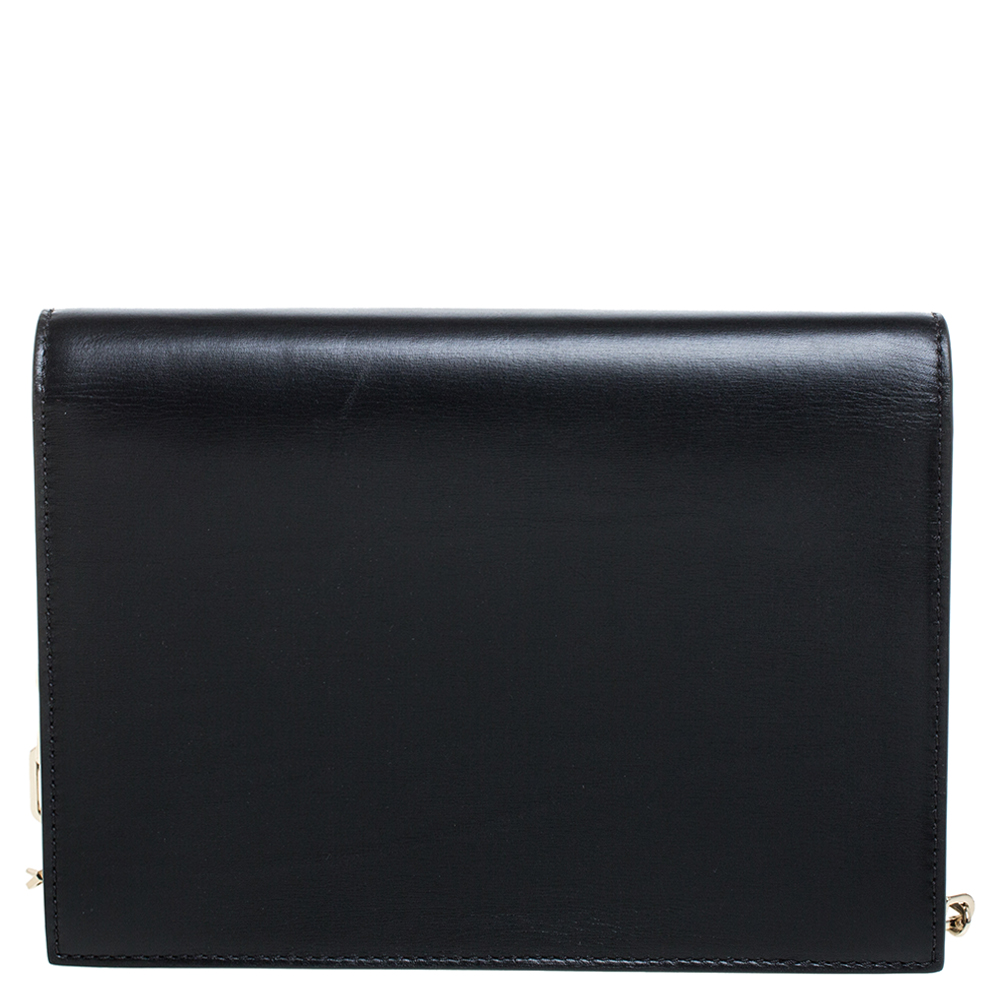 

Valentino Black Leather  VCASE Shoulder Bag