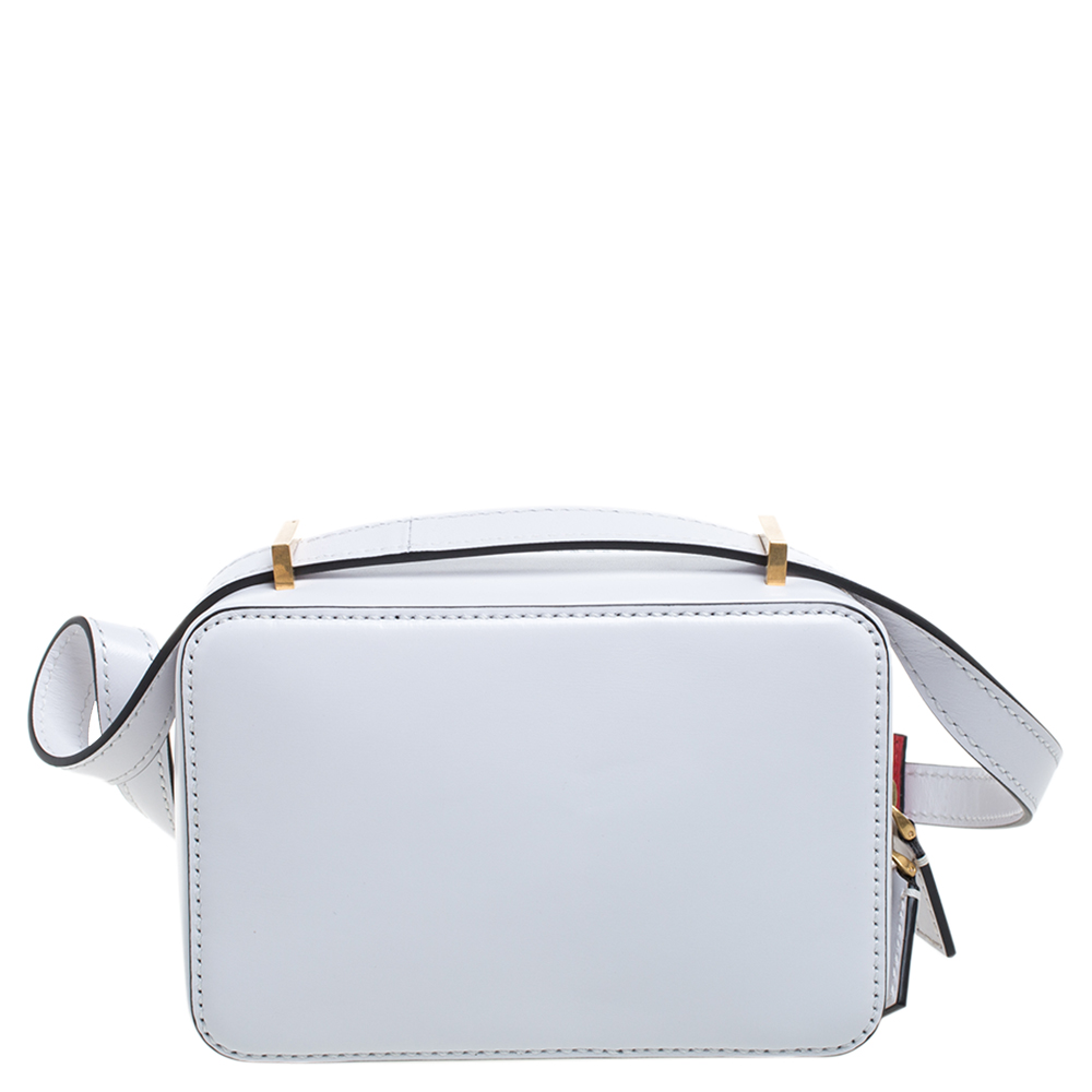 

Valentino White Leather  VSLING Crossbody Bag