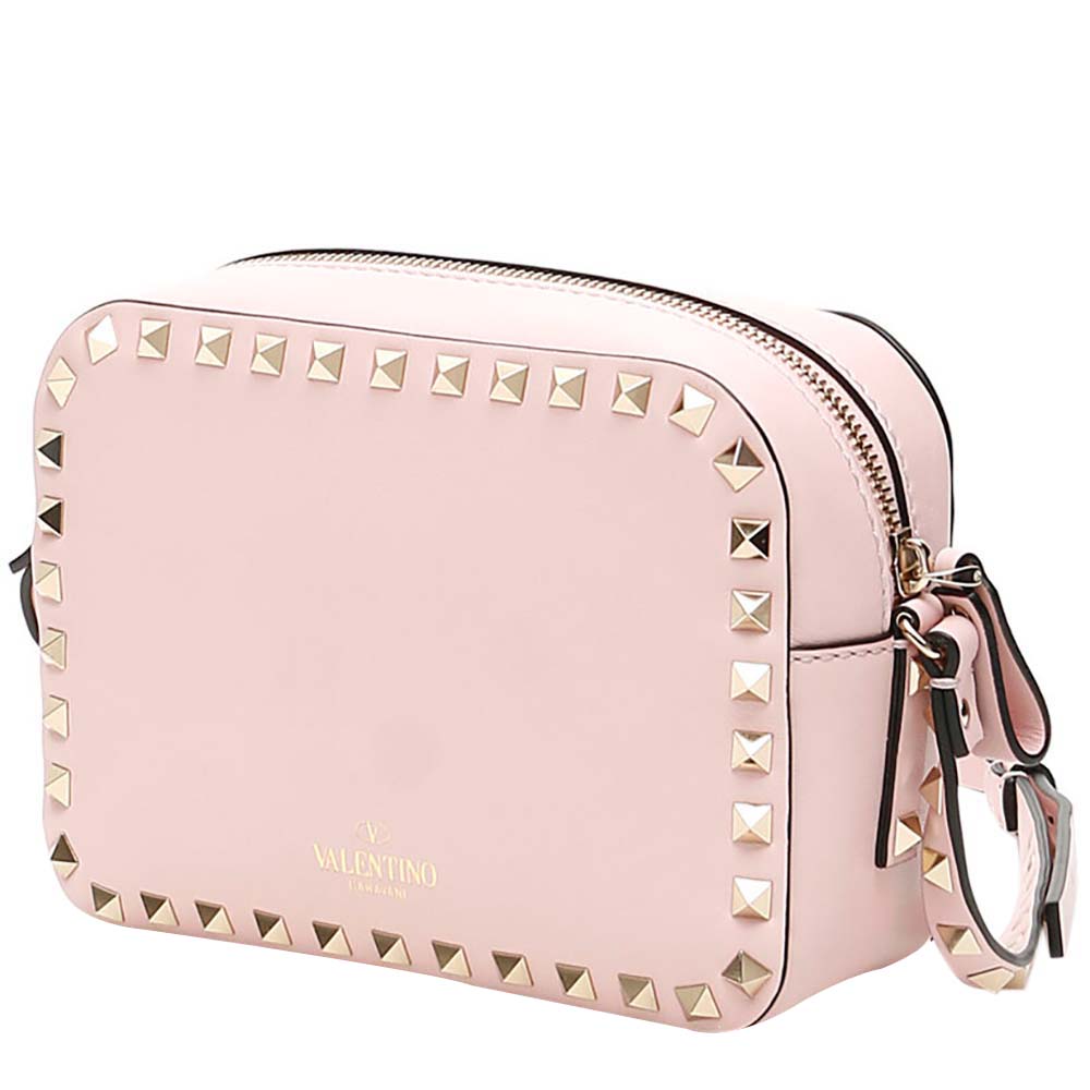 

Valentino Pink Leather Garavani Rockstud Bag
