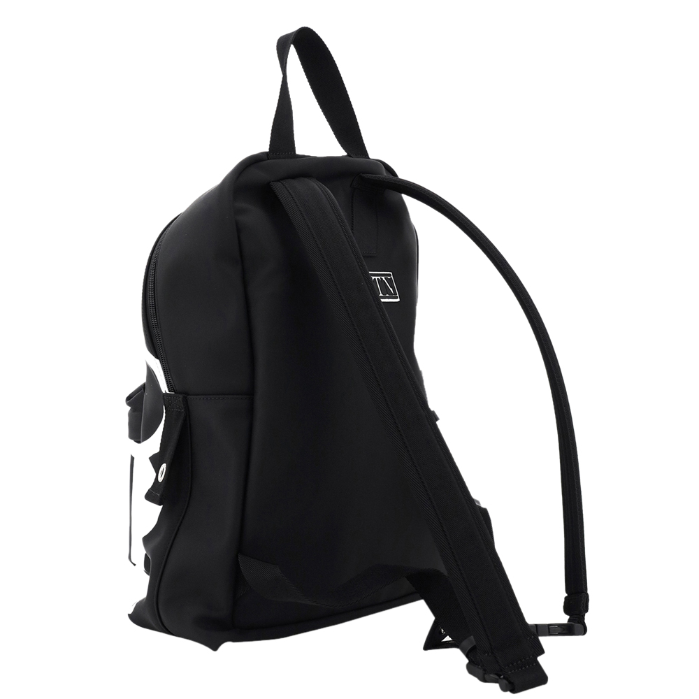 

Valentino Garavani Black Nylon Lovers Language Backpack Bag