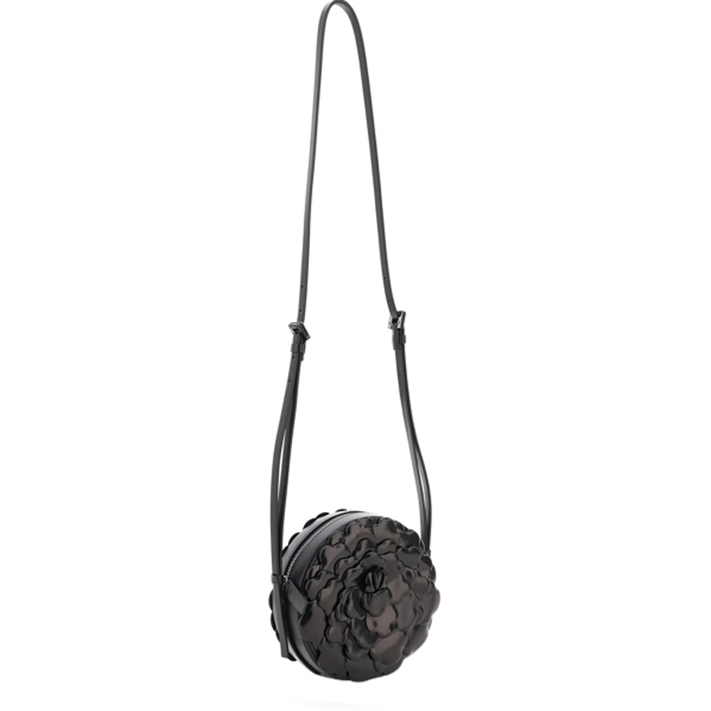 

Valentino Black Round Mini Atelier Bag 03 Rose Edition Shoulder Bag