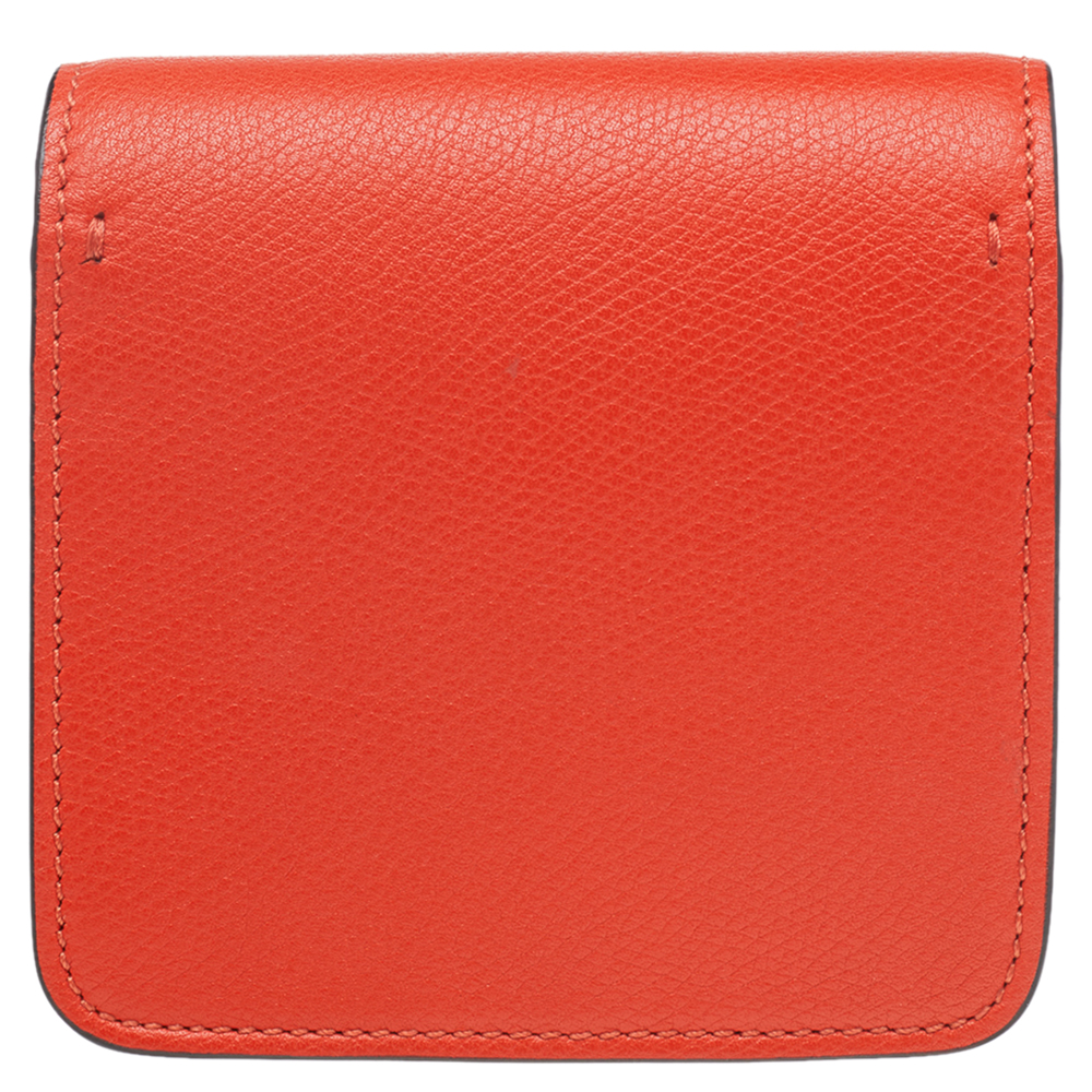 Valentino Orange Leather V Logo Signature Chain Bag Valentino | TLC