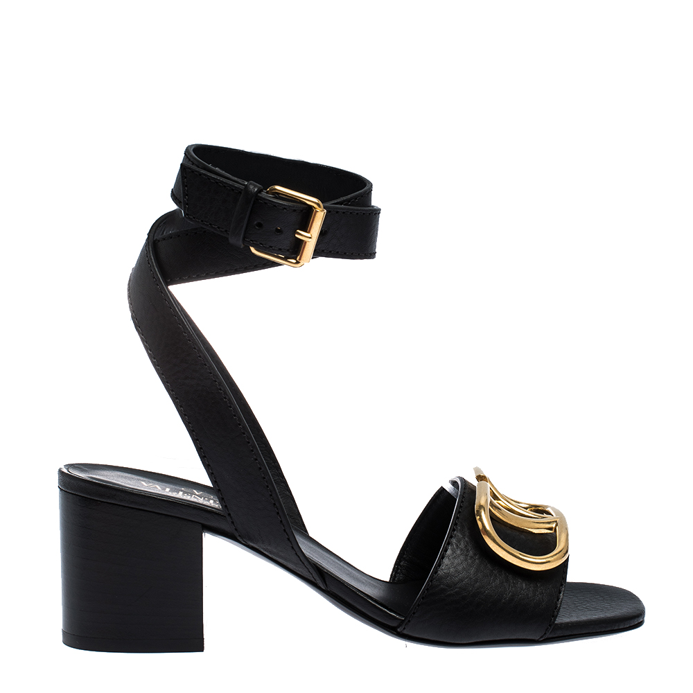 black wrap block heels