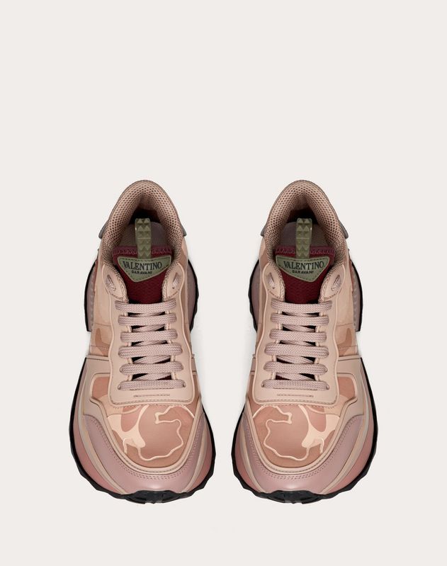 valentino rock runner pink