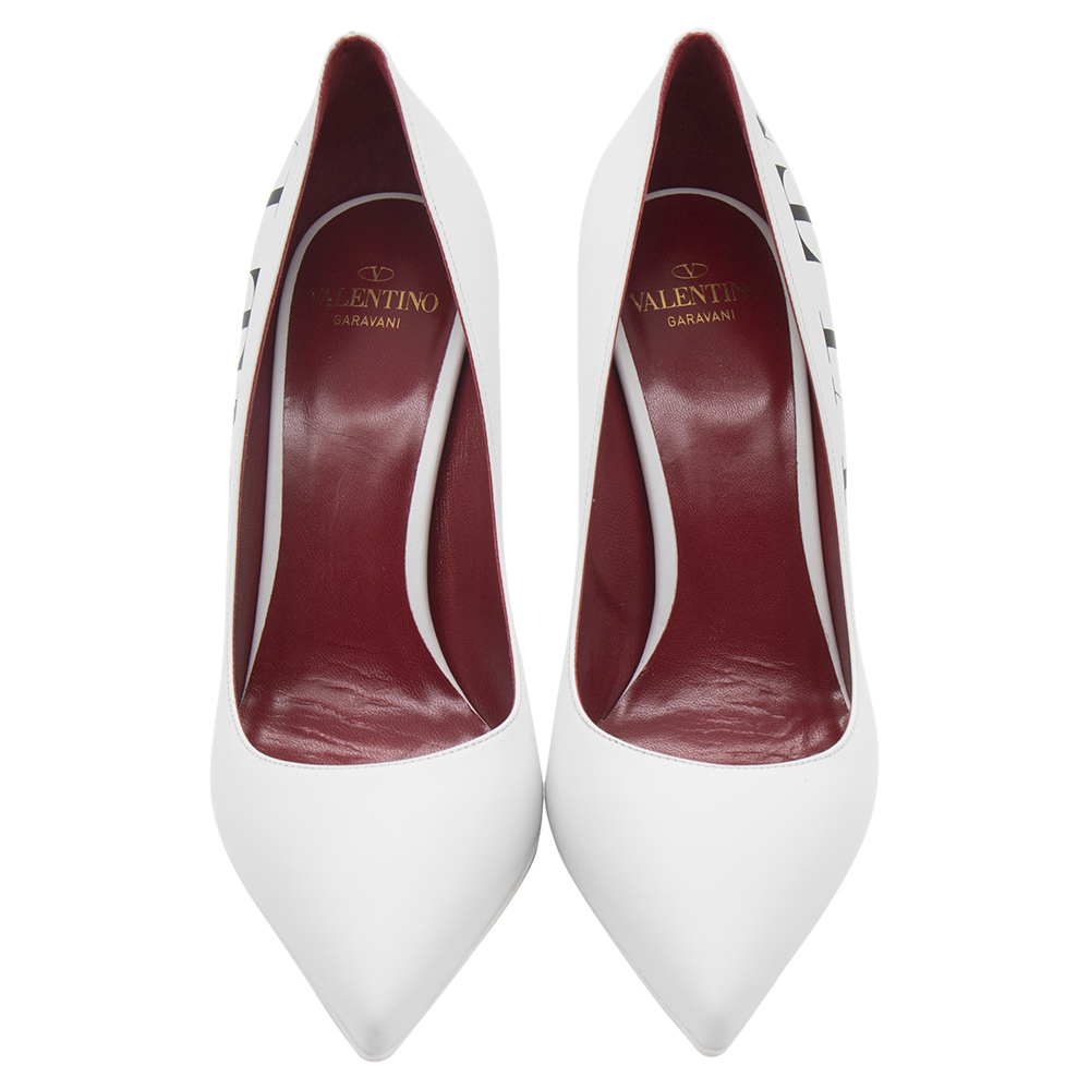 vltn white pumps