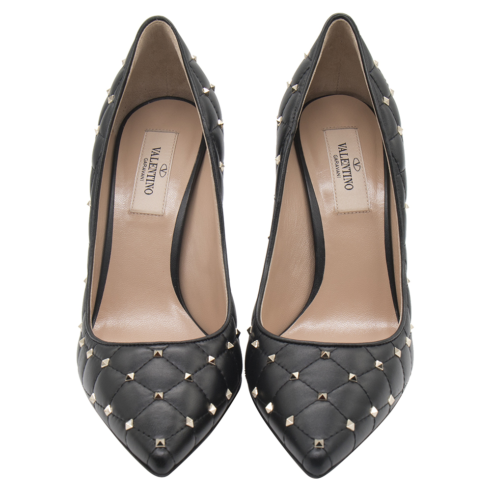 

Valentino Nero ROCKSTUD Spike Pumps Size EU, Black