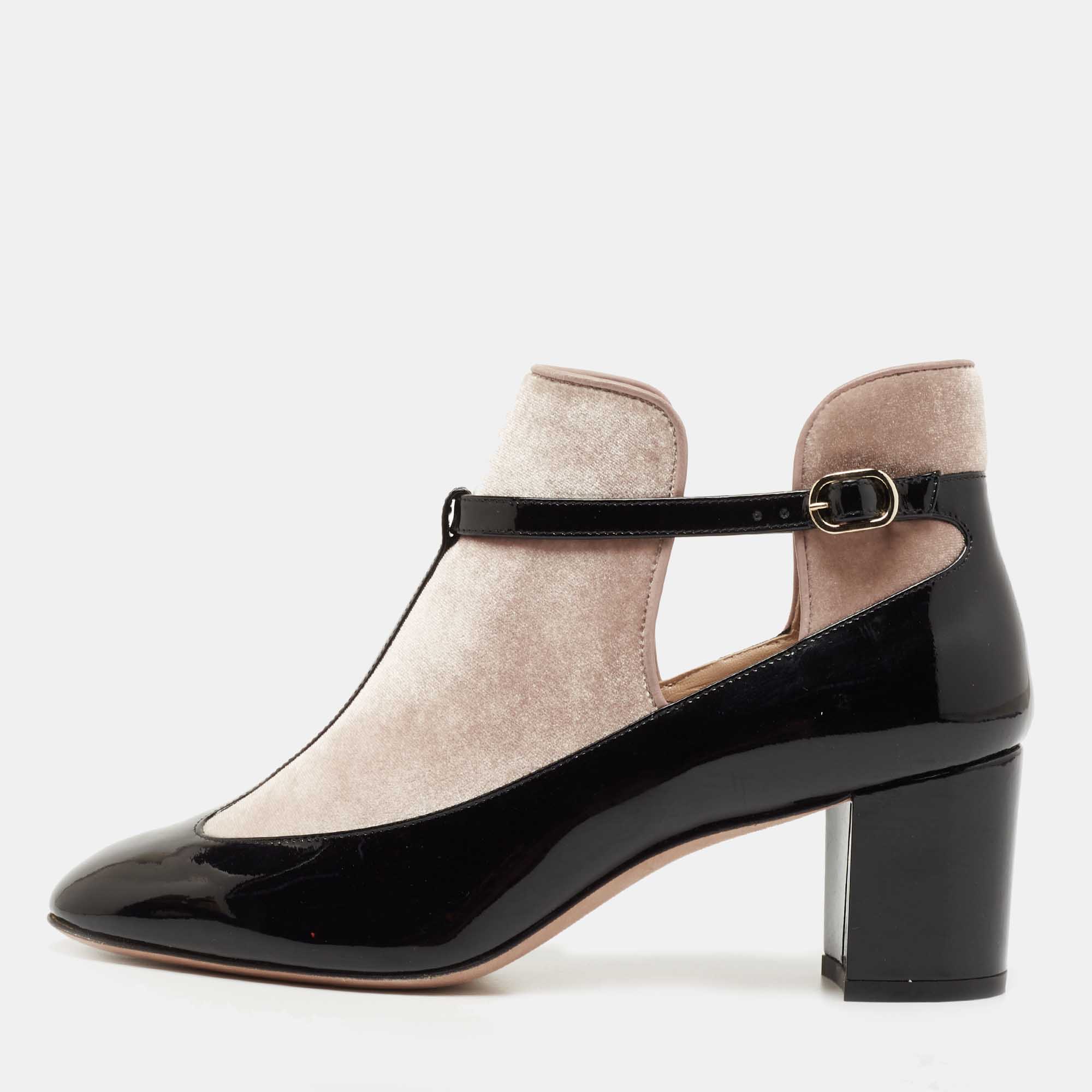 Valentino patent shop leather boots