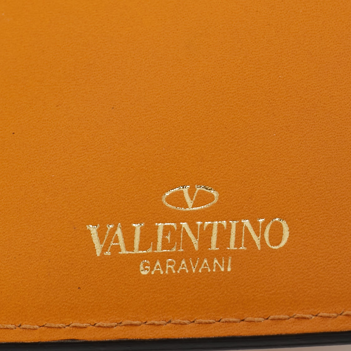 Valentino Mustard Leather Rockstud iPhone Flip Case 