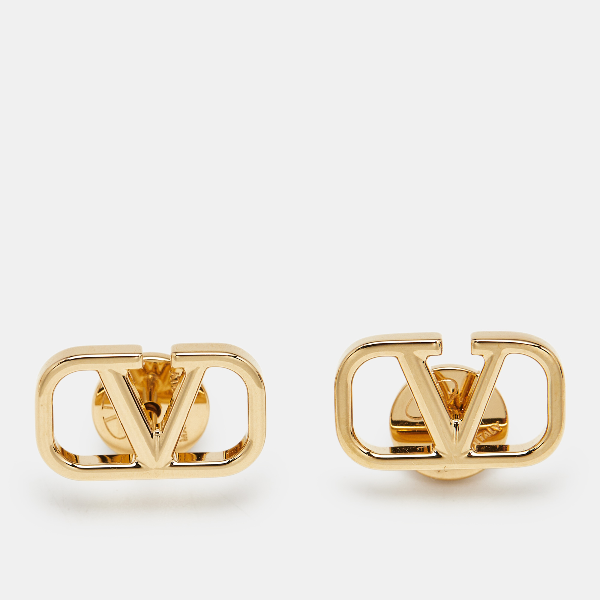 

Valentino Vlogo Gold Tone Earrings