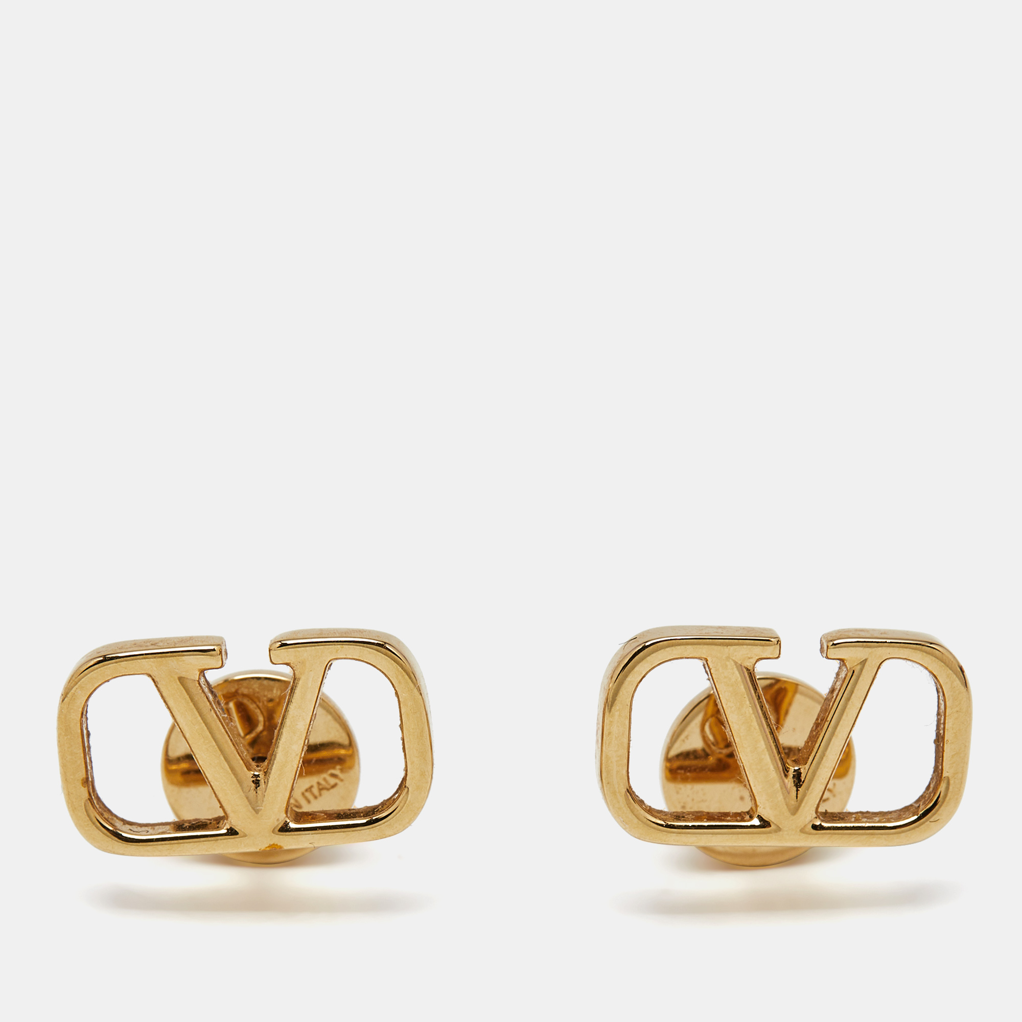 

Valentino Vlogo Gold Tone Earrings