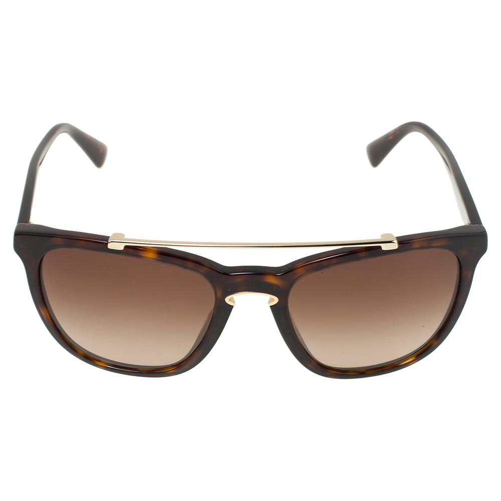 

Valentino Tortoise/Brown Gradient VA4002 Square Sunglasses
