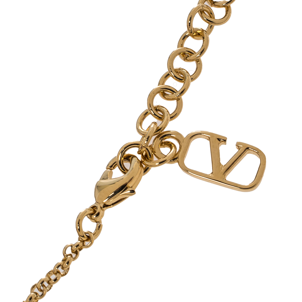 

Valentino VLogo Signature Gold Tone Bracelet