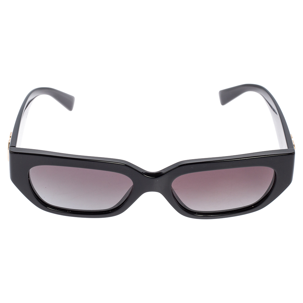 

Valentino Black Acetate VA4080 VLogo Gradient Rectangular Sunglasses