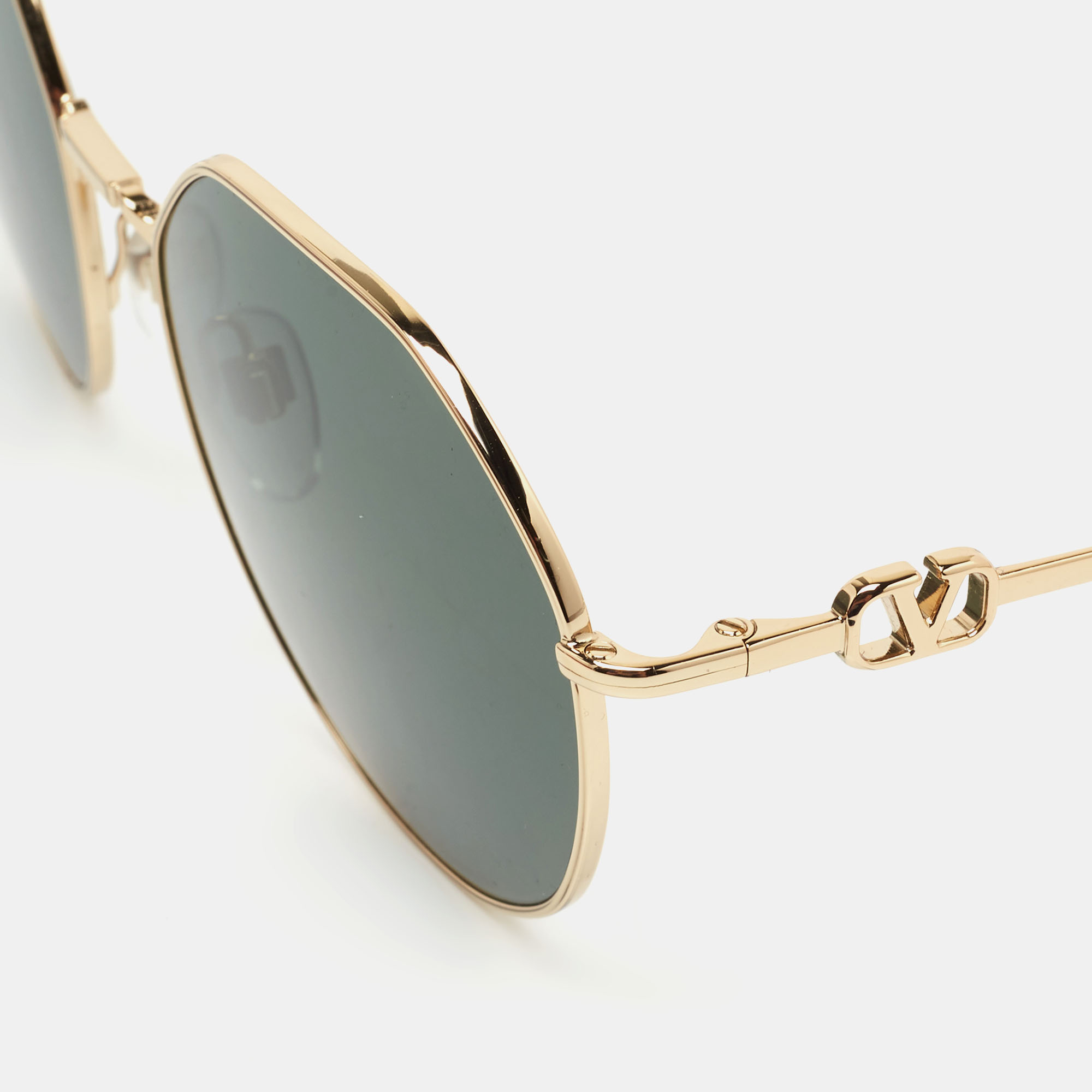 

Valentino Black VA2043 VLogo Round Sunglasses