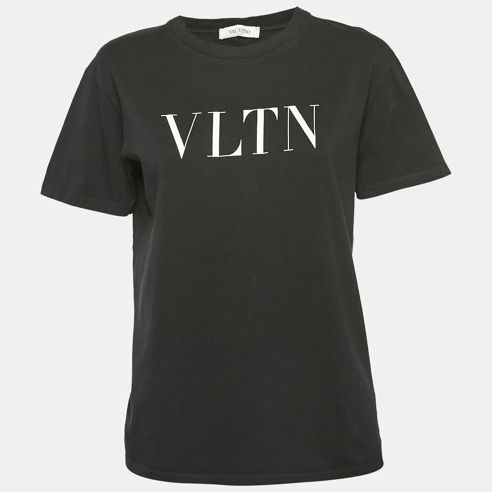 

Valentino Black VLTN Print Jersey Crew Neck T-Shirt XS