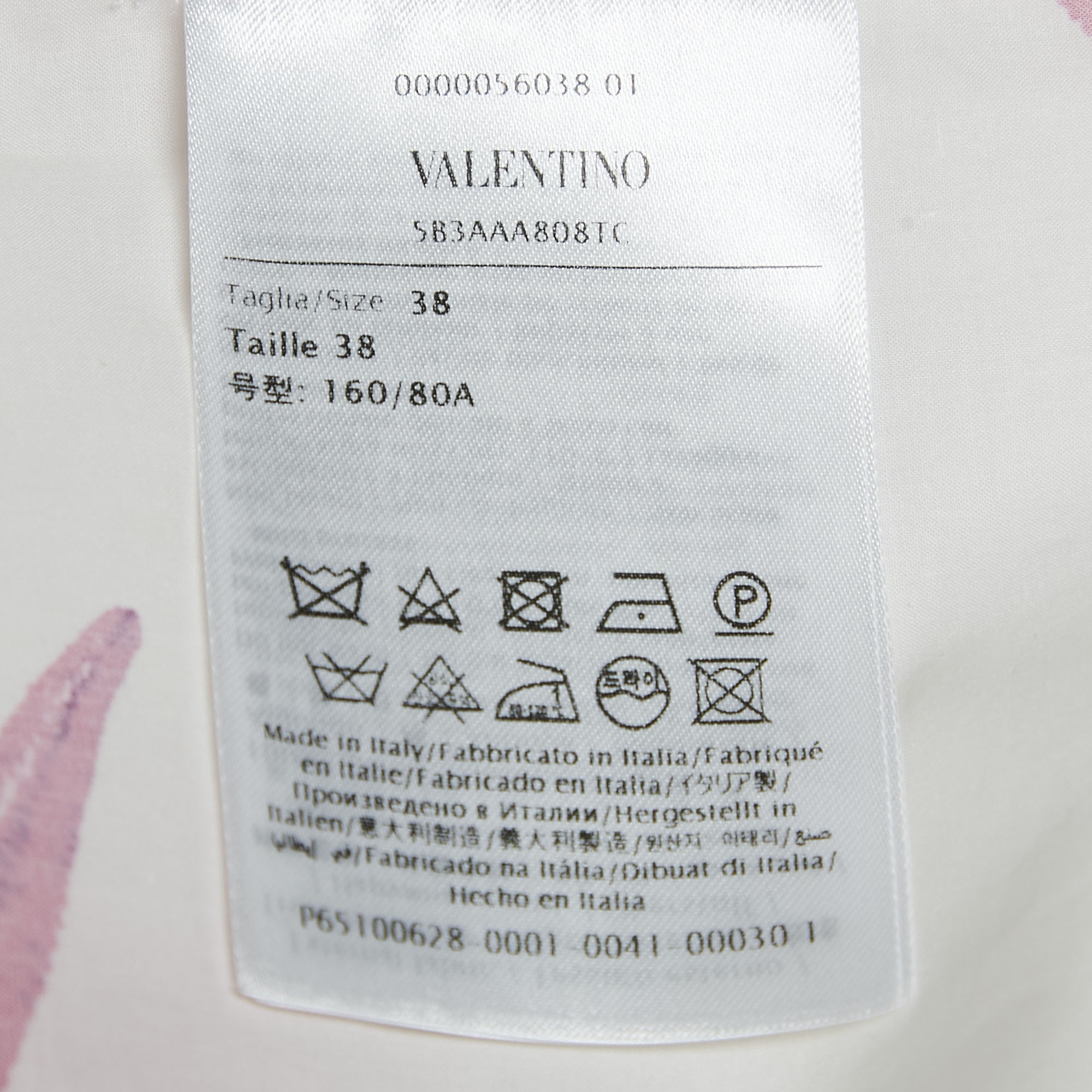 Valentino White Star Fish Print Cotton Shirts and Shorts Set S 