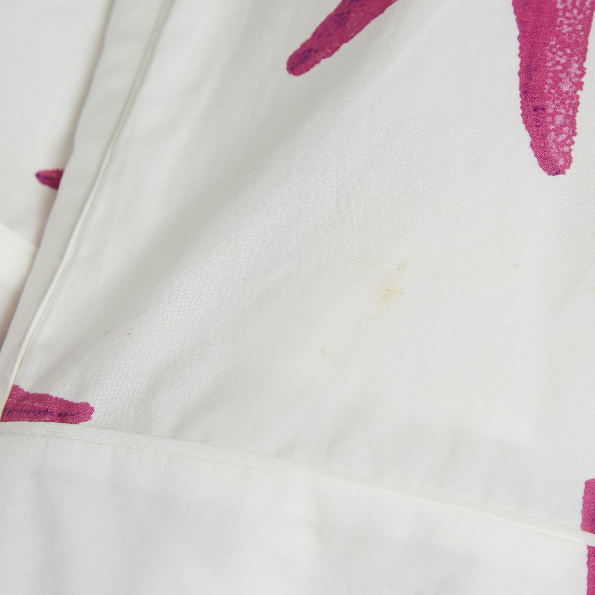Valentino White Star Fish Print Cotton Shirts and Shorts Set S 
