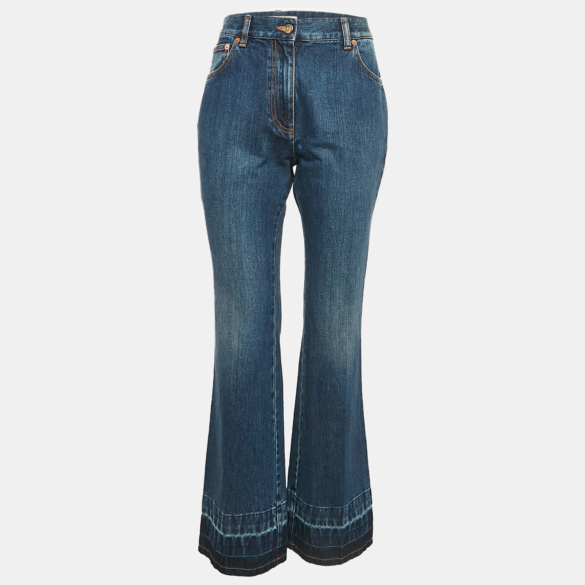 

Valentino Blue Denim Flared Jeans M Waist 29"