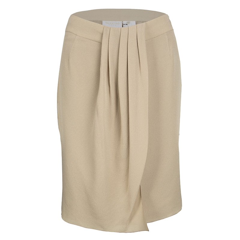スカート VALENTINO Woman Skirt Beige 6B0RADF51CF ET5 luxury-women-valentino-used-