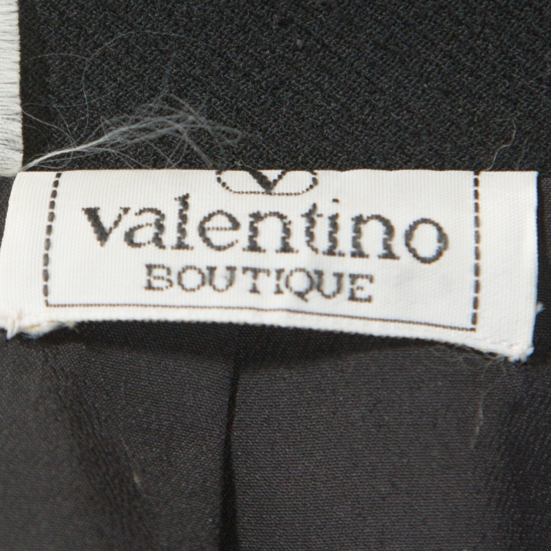 Pre-owned Valentino Boutique Vintage Black Blazer Xl