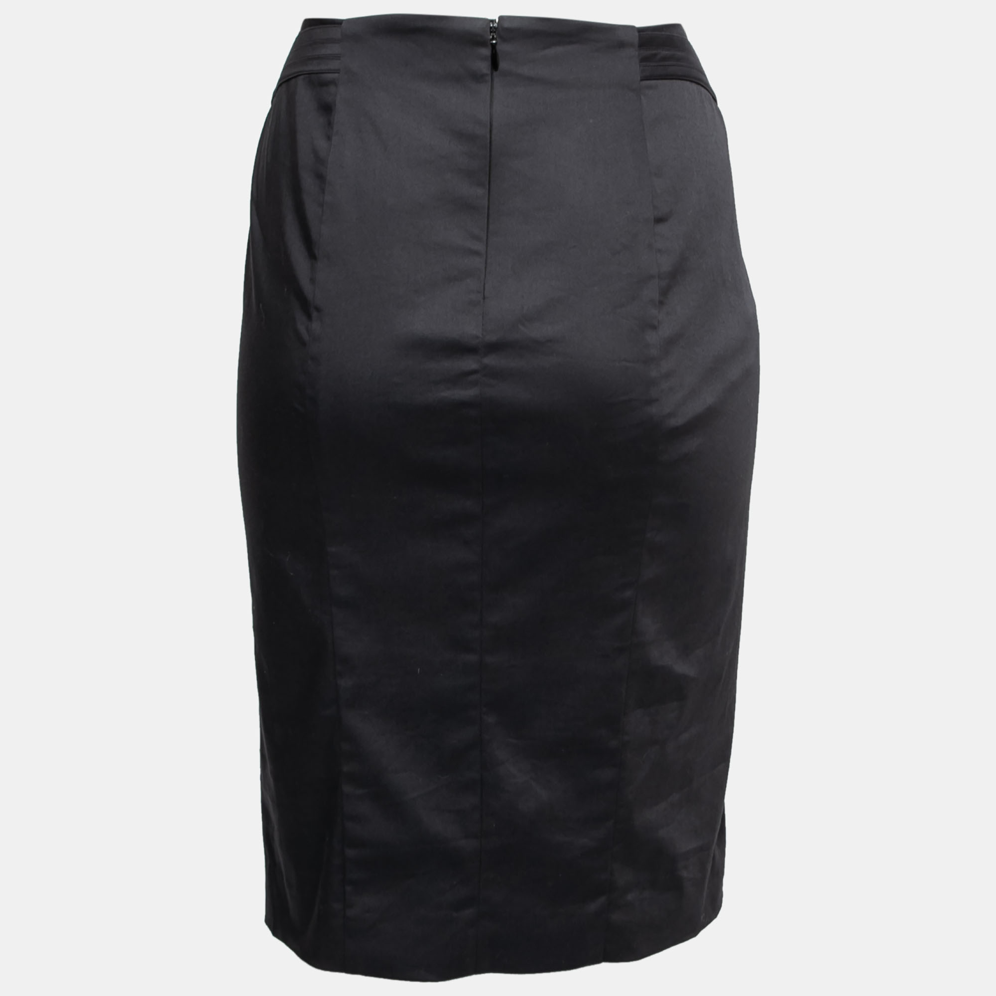 

Valentino Grey Cotton Pencil Skirt