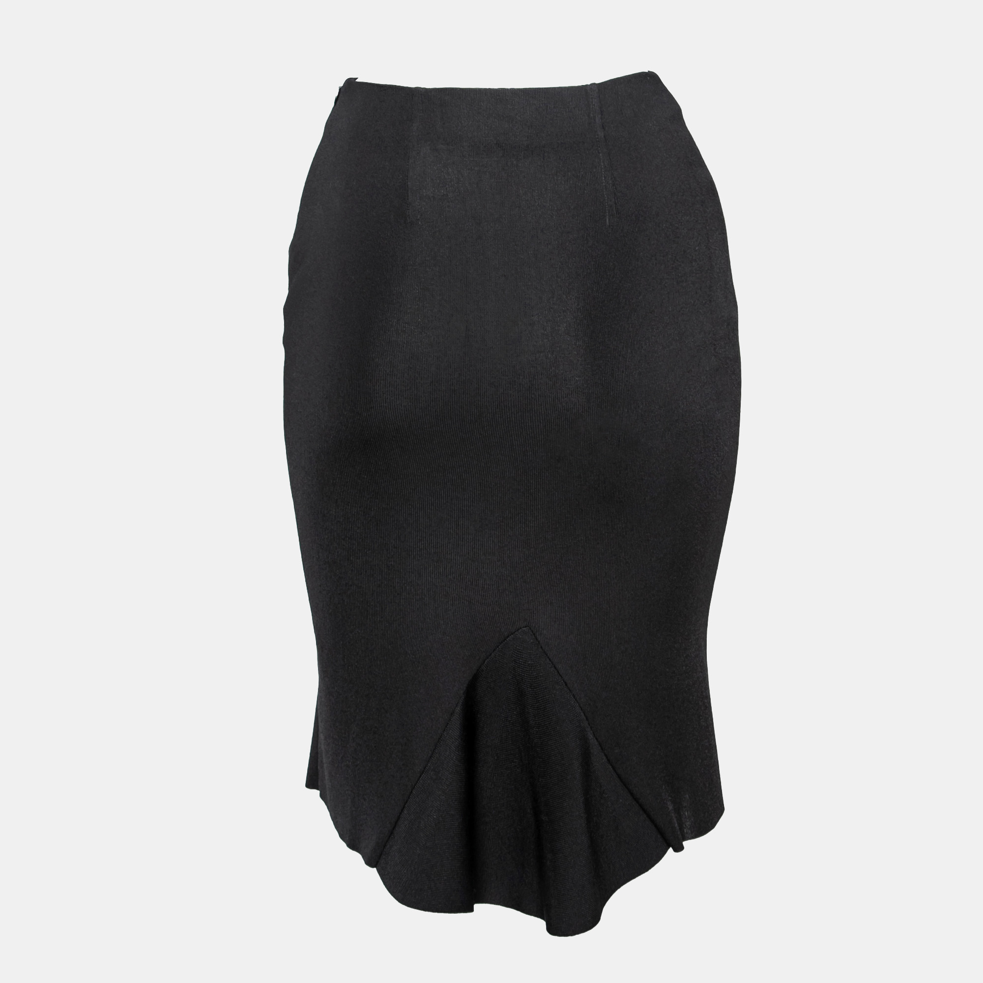 

Valentino Black Knit Pencil Skirt