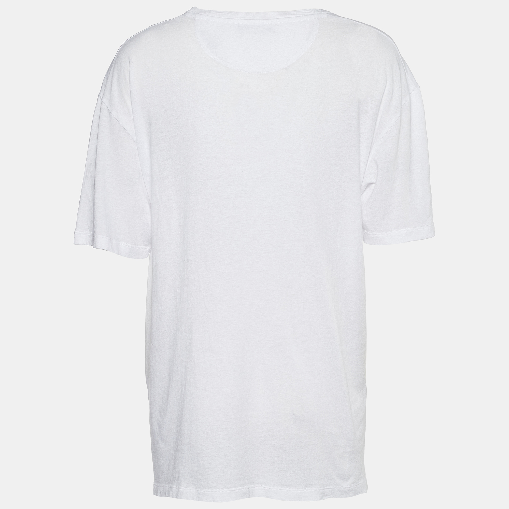 

Valentino White Jersey Logo Print T-Shirt