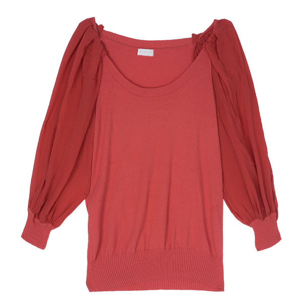 مملوكة مسبقًا Valentino Coral Knit Top S
