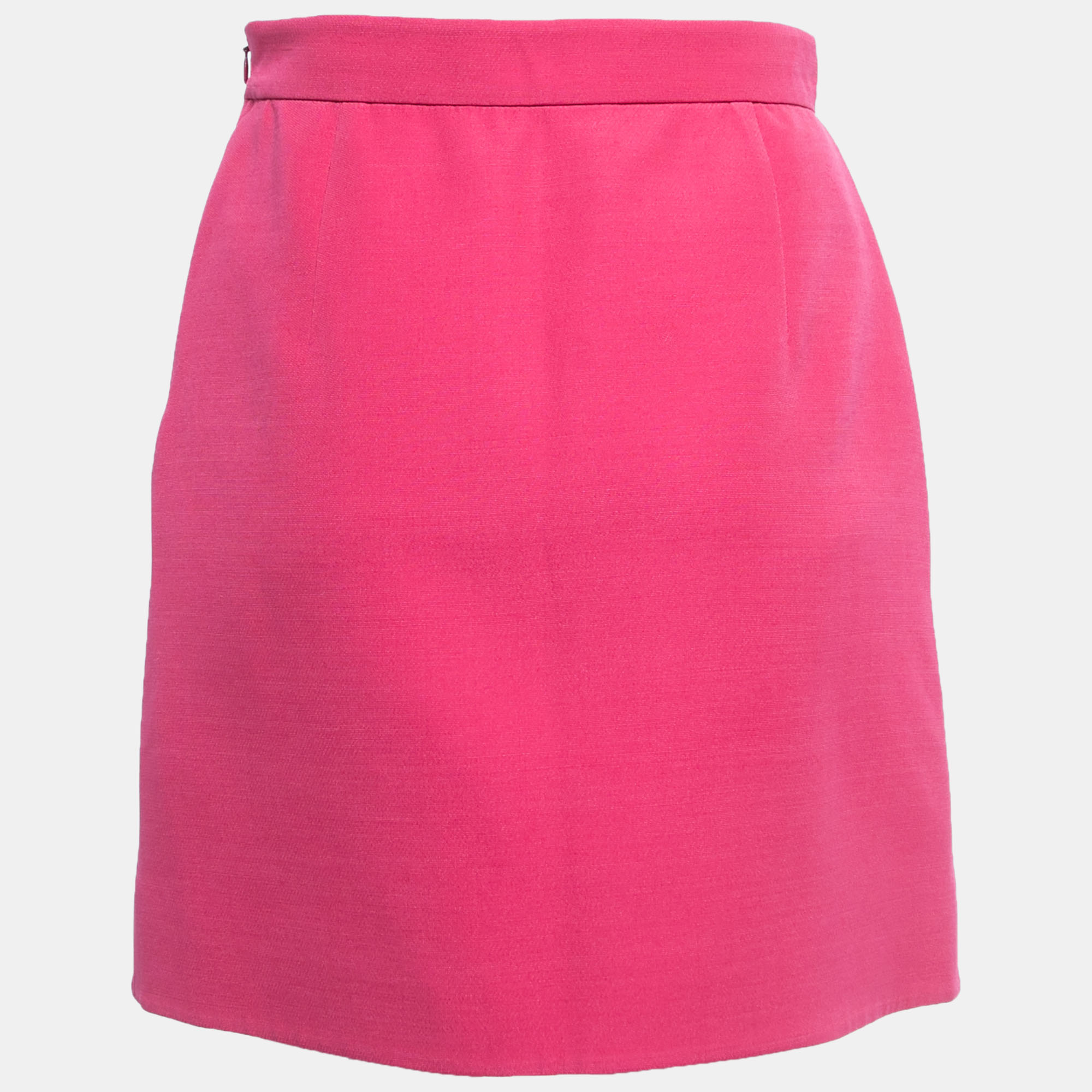 

Valentino Pink Crepe Pleated Mini Skirt