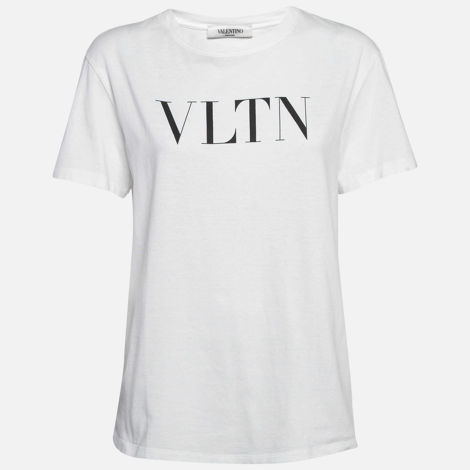 

Valentino White VLTN Printed Cotton T-Shirt XS