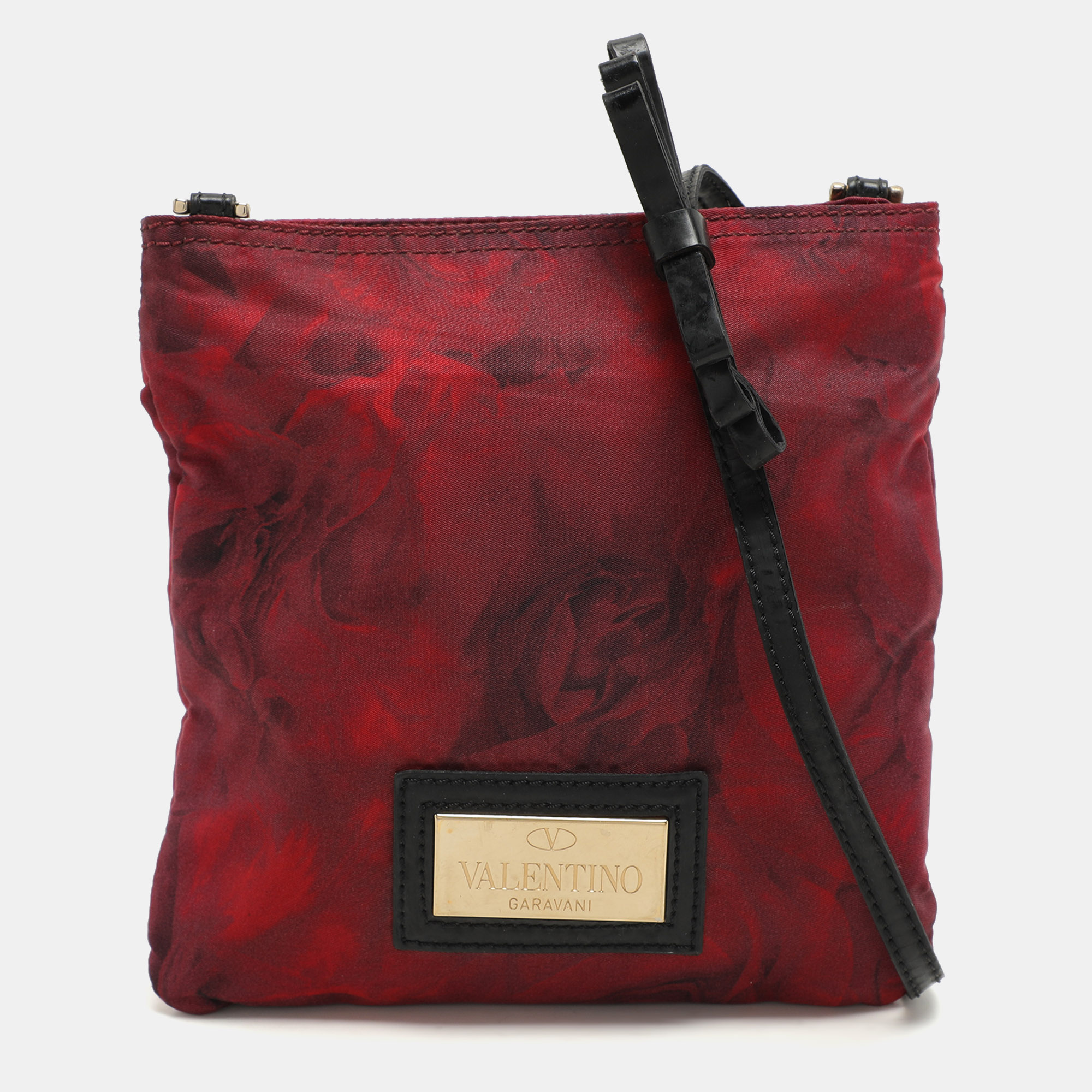 

Valentino Red Nylon Crossbody Bag