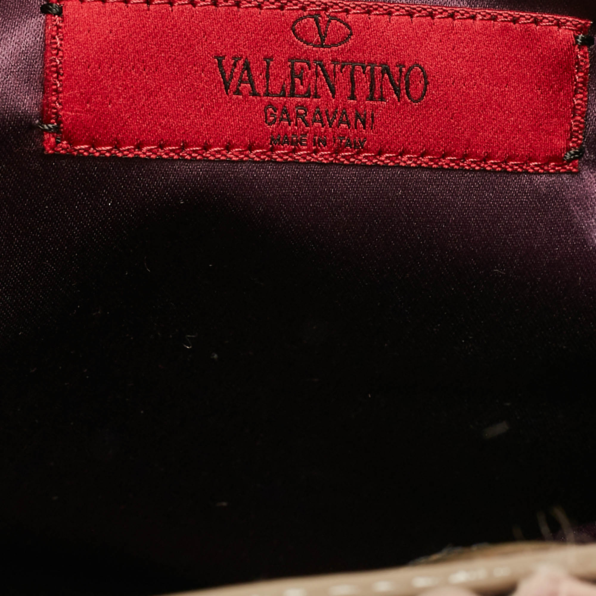 Valentino Multicolor Patent Leather and Satin Rosier Tote 