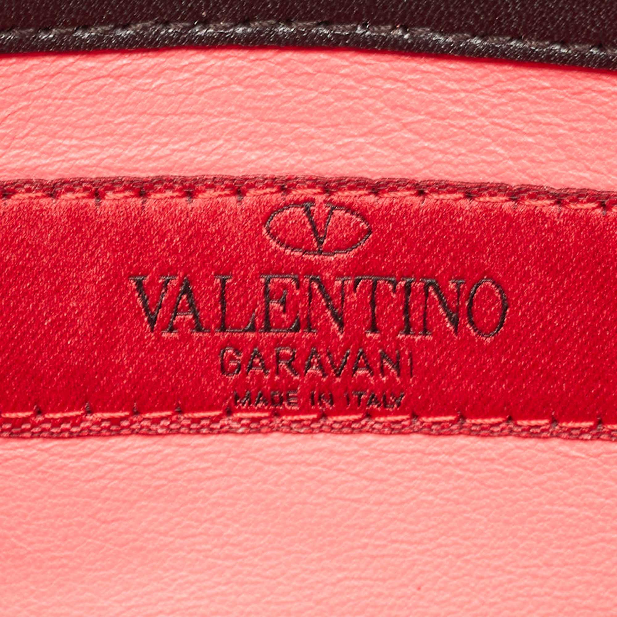 Valentino Multicolor Leather Carmen Flap Shoulder Bag 