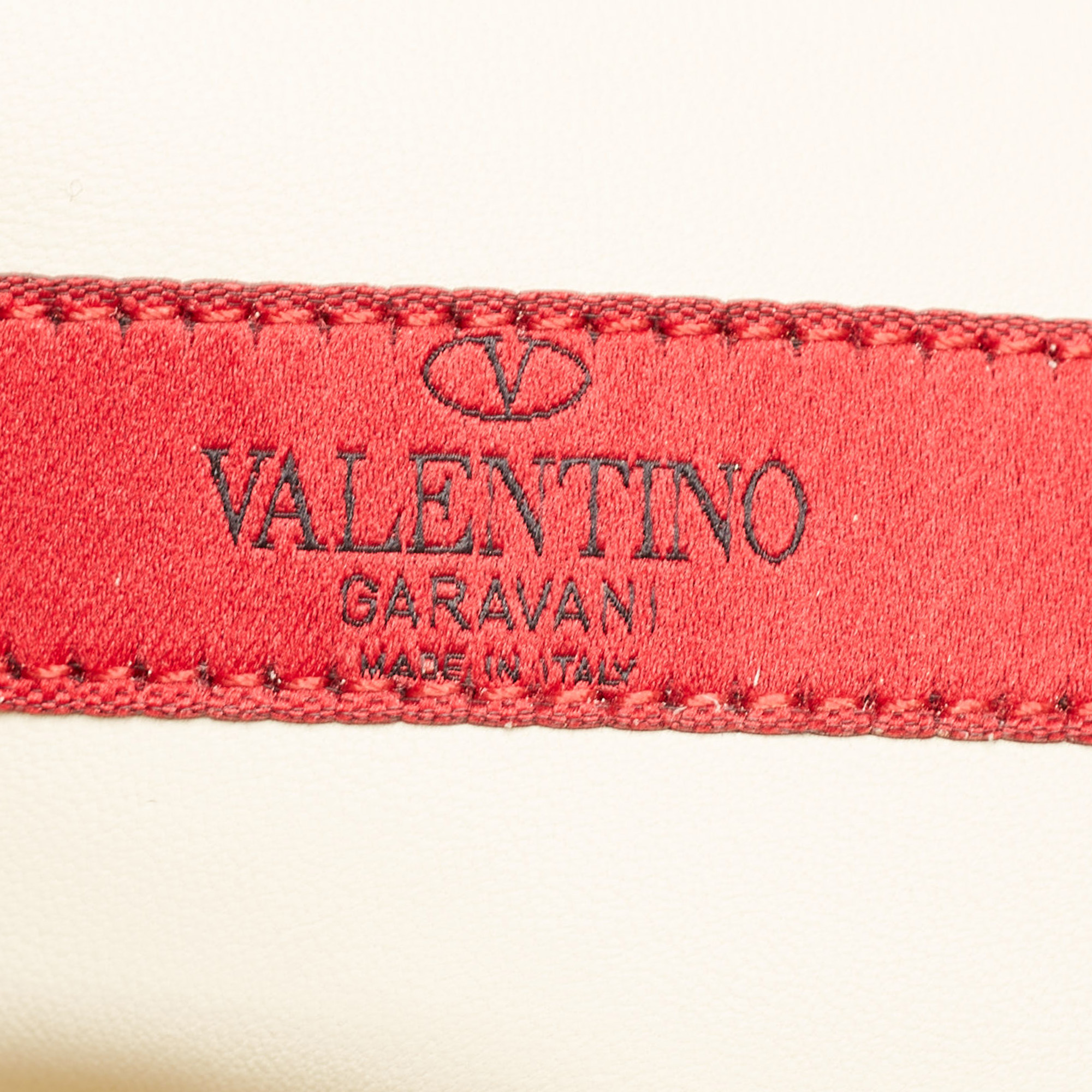 Valentino Multicolor Floral Print Leather Mime Top Handle Bag 