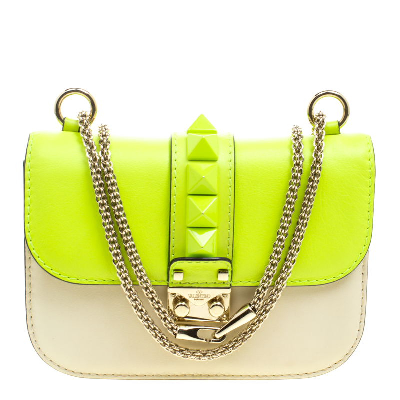 lime green valentino bag