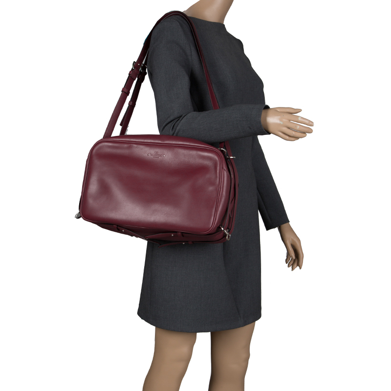 

Valentino Burgundy Leather Bag