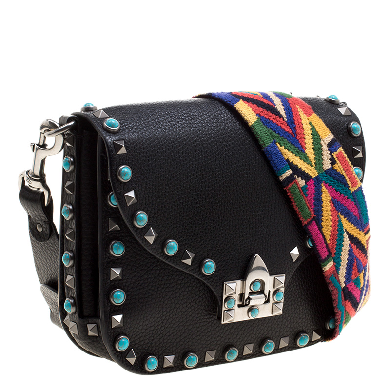 Valentino Black Leather Guitar Rockstud Rolling Crossbody Bag at 1stDibs   valentino rolling rockstud bag, valentino rockstud rolling bag, valentino  rockstud crossbody bag black