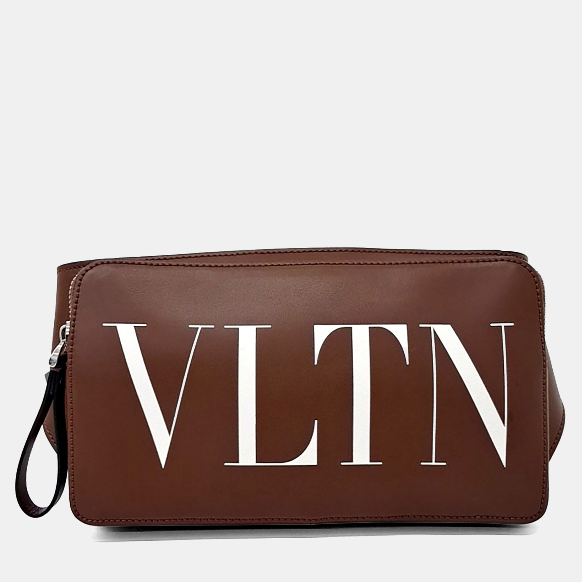 

Valentino Brown Leather Belt Bag
