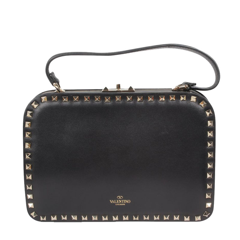 valentino rockstud top handle bag