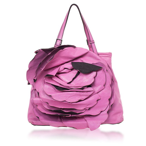 Valentino Rose Shopper Shoulder Handbag